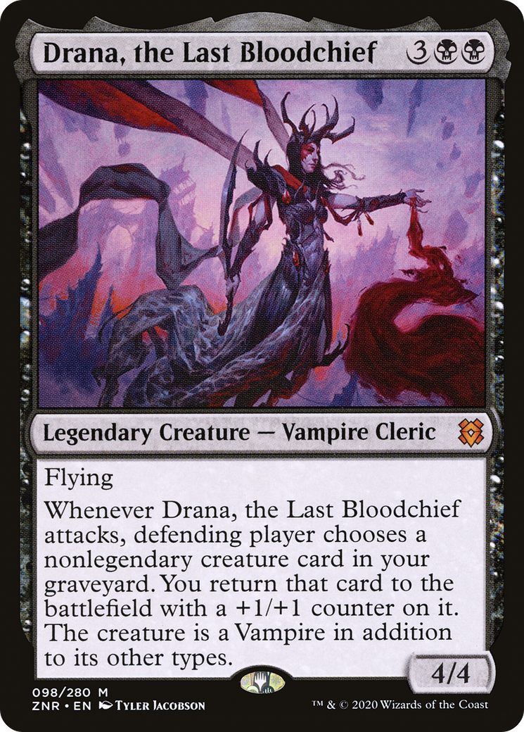 Drana, the Last Bloodchief (ZNR-098) -  Foil