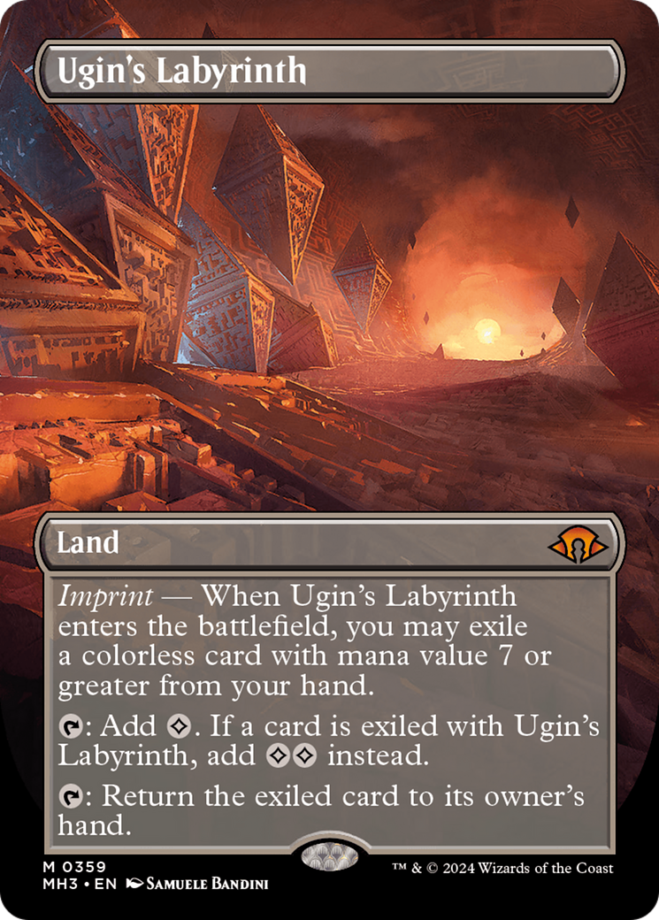 Ugin's Labyrinth (MH3-359) -  (Borderless) Foil