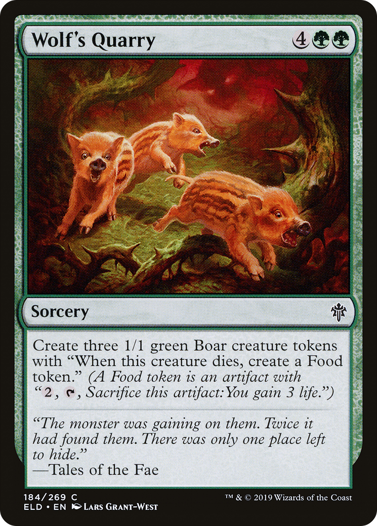 Wolf's Quarry (ELD-184) -  Foil