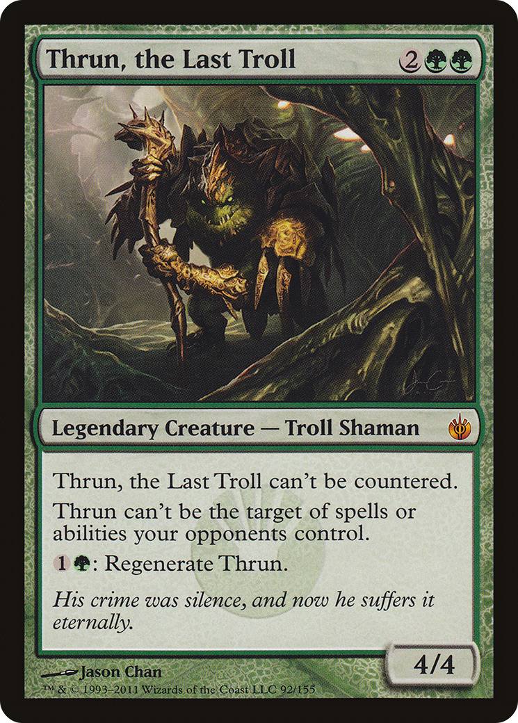 Thrun, the Last Troll (MBS-092) -  Foil