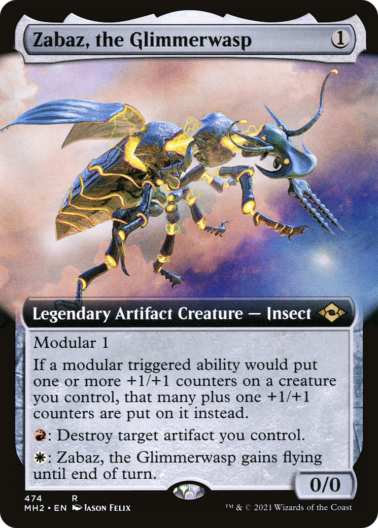 Zabaz, the Glimmerwasp (MH2-474) - : (Extended Art)