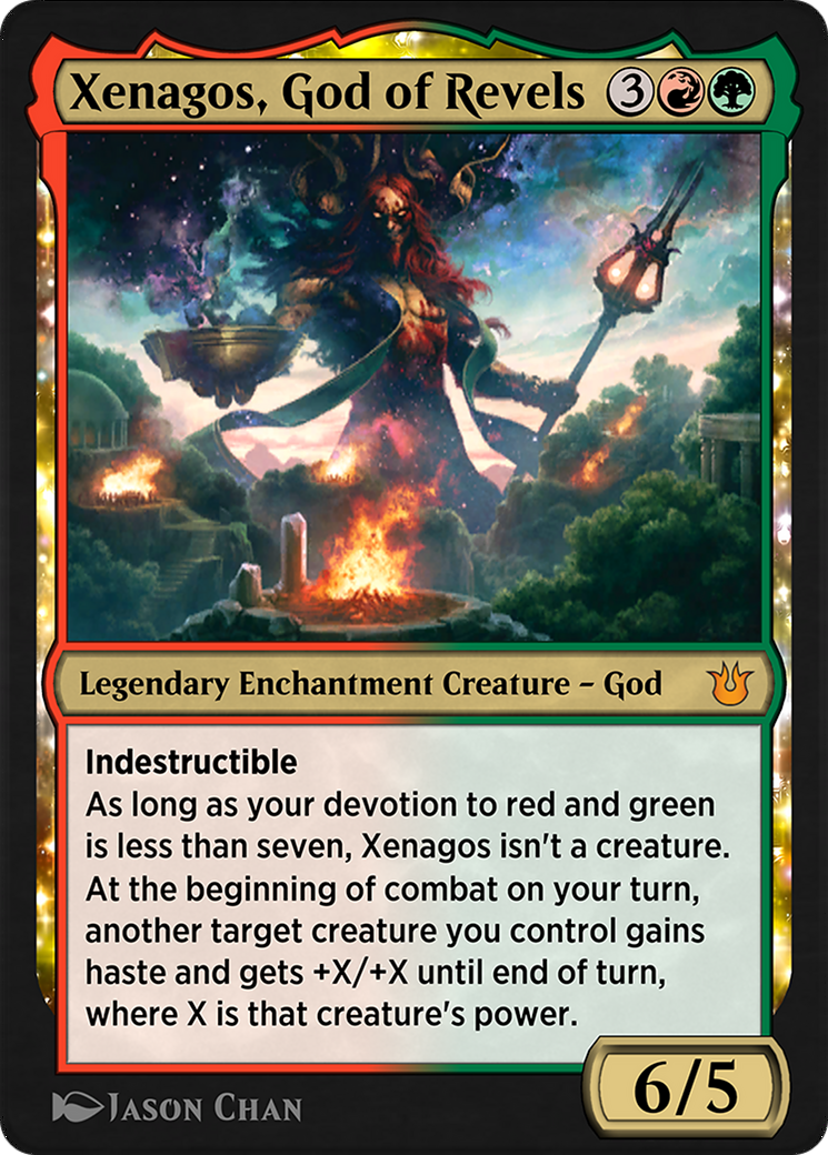 Xenagos, God of Revels (EA3-018) - : (enchantment)