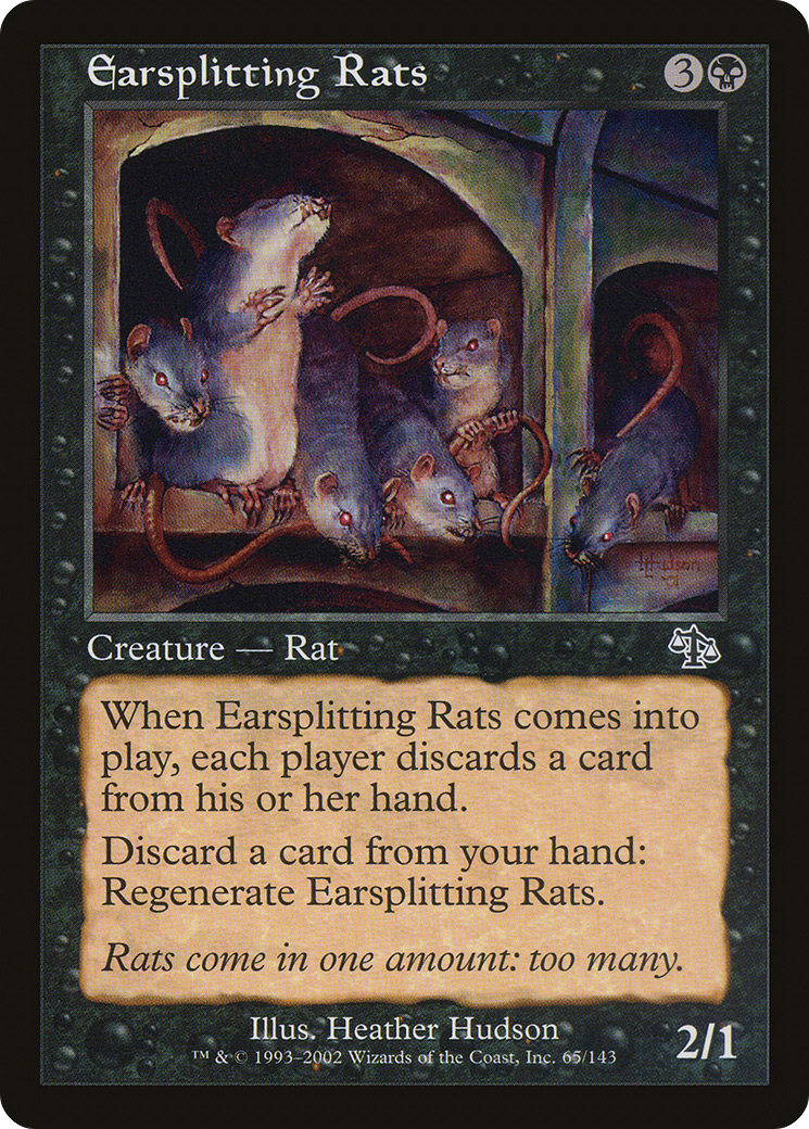 Earsplitting Rats (JUD-065) -  Foil