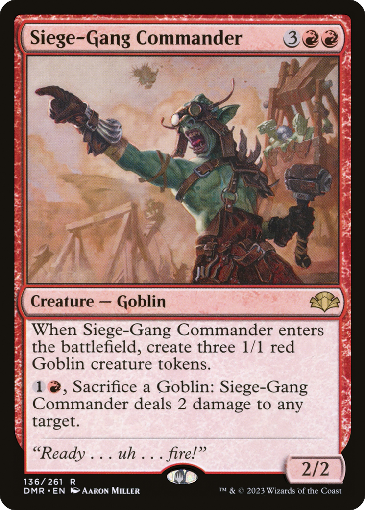 Siege-Gang Commander (DMR-136) -  Foil