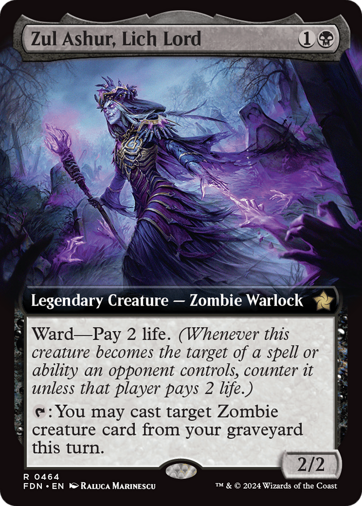 Zul Ashur, Lich Lord (FDN-464) - : (Extended Art)