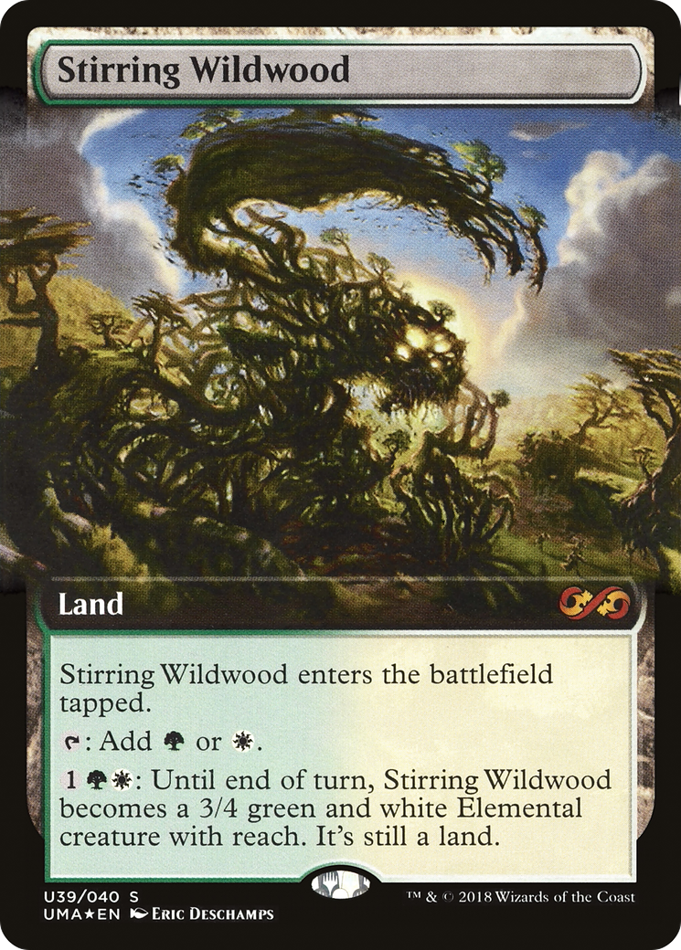 Stirring Wildwood (UMA:BT-U39) - : (Extended Art) Foil