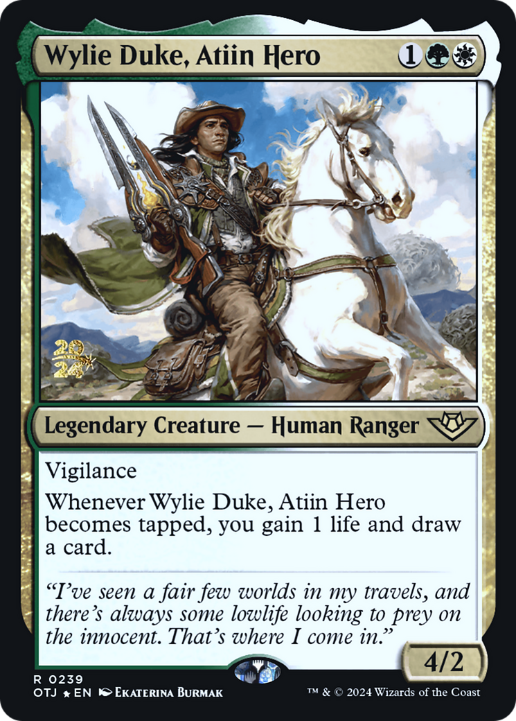 Wylie Duke, Atiin Hero (PRE-239S) -  Foil