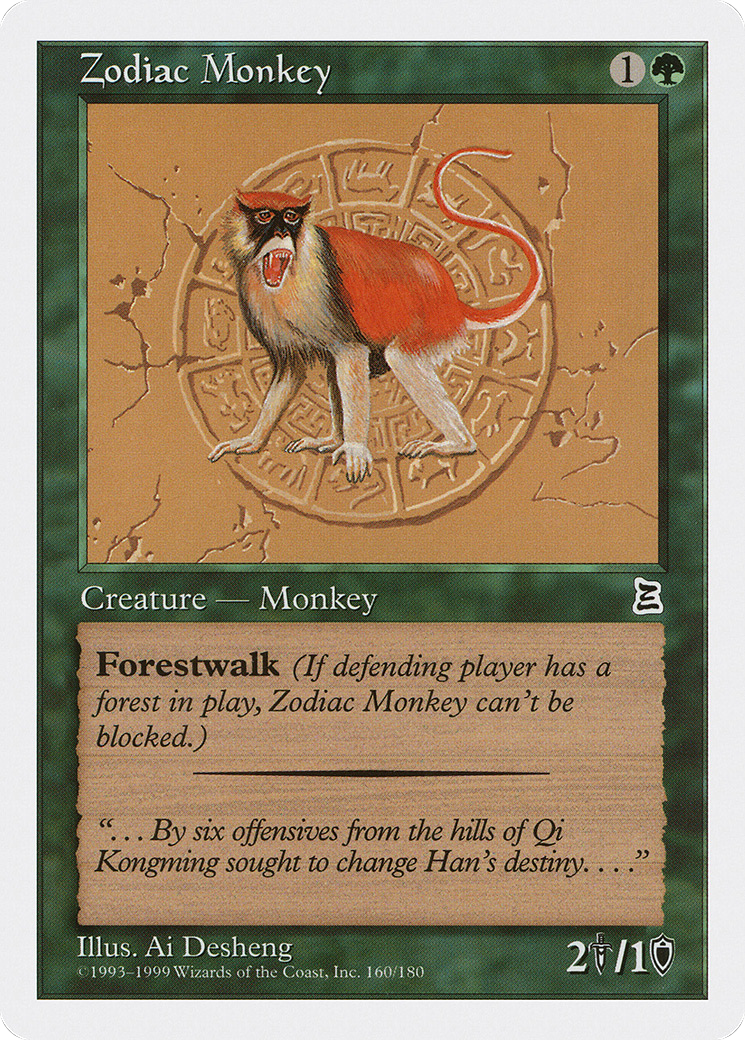 Zodiac Monkey (PTK-160) -