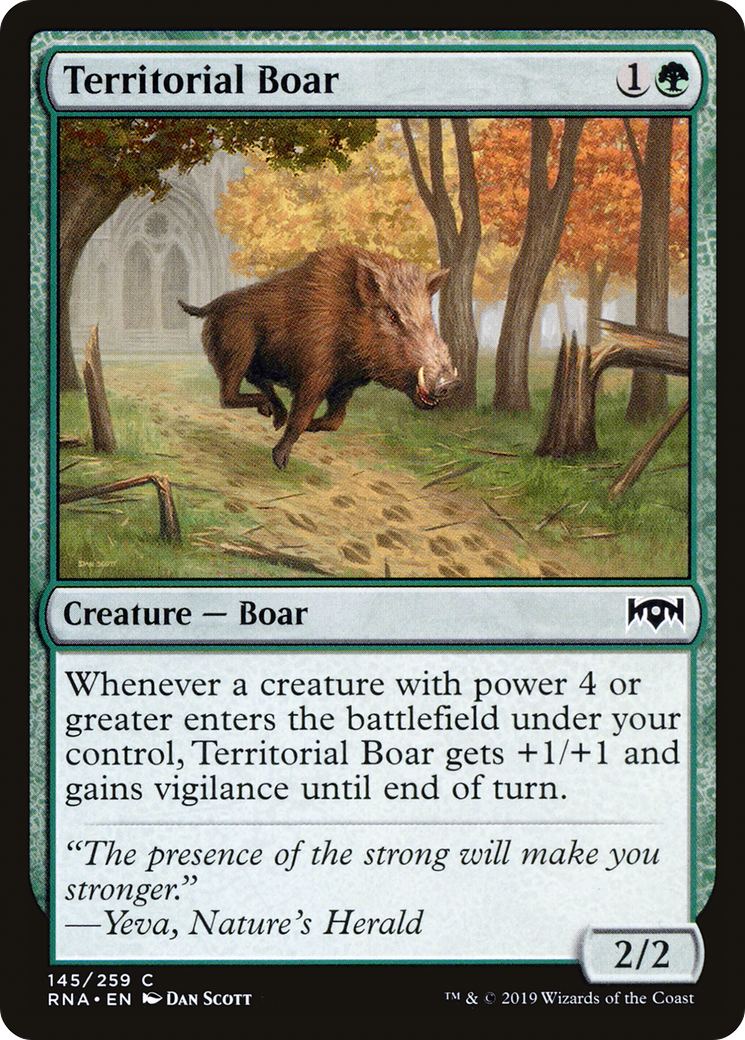 Territorial Boar (RNA-145) -  Foil