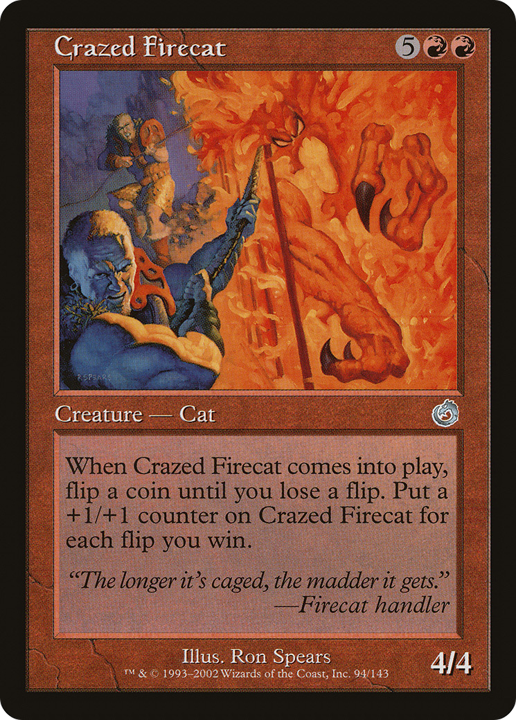 Crazed Firecat (TOR-094) -  Foil