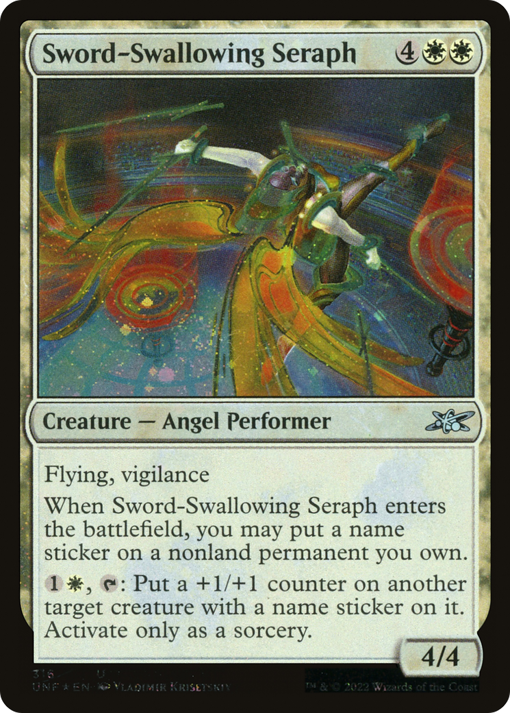 Sword-Swallowing Seraph (UNF-316) -  Foil