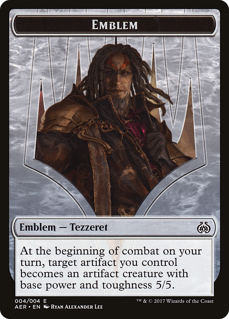 Tezzeret the Schemer Emblem (AER-004) -