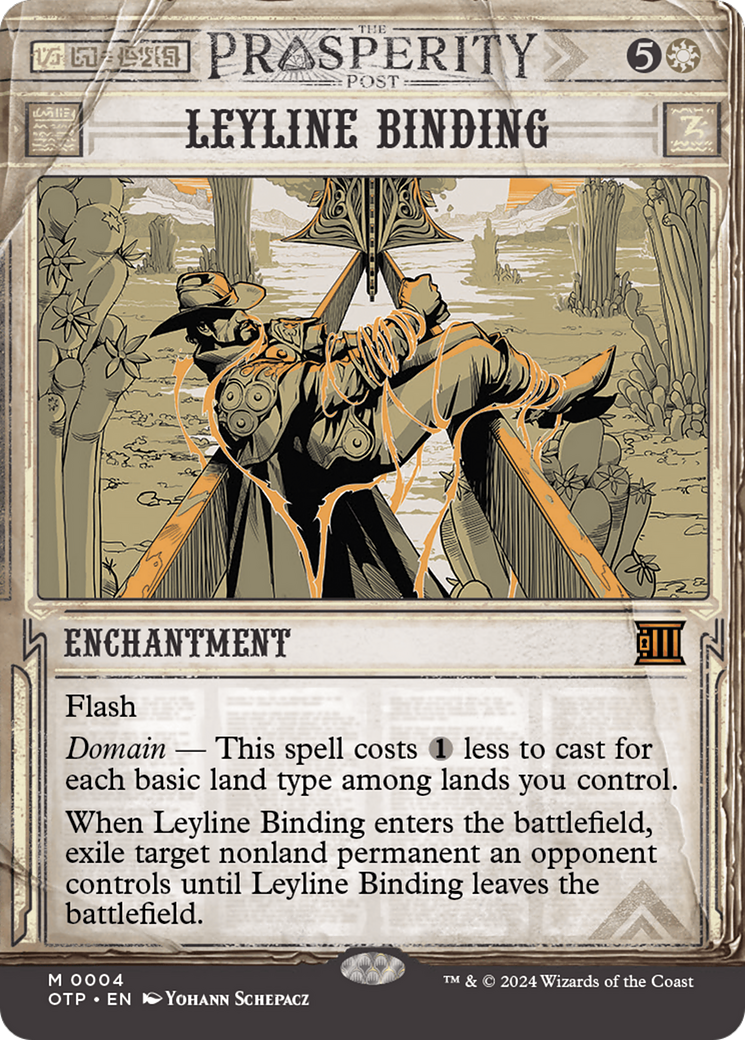 Leyline Binding (OTP-004) - : (Showcase) (Borderless) Foil