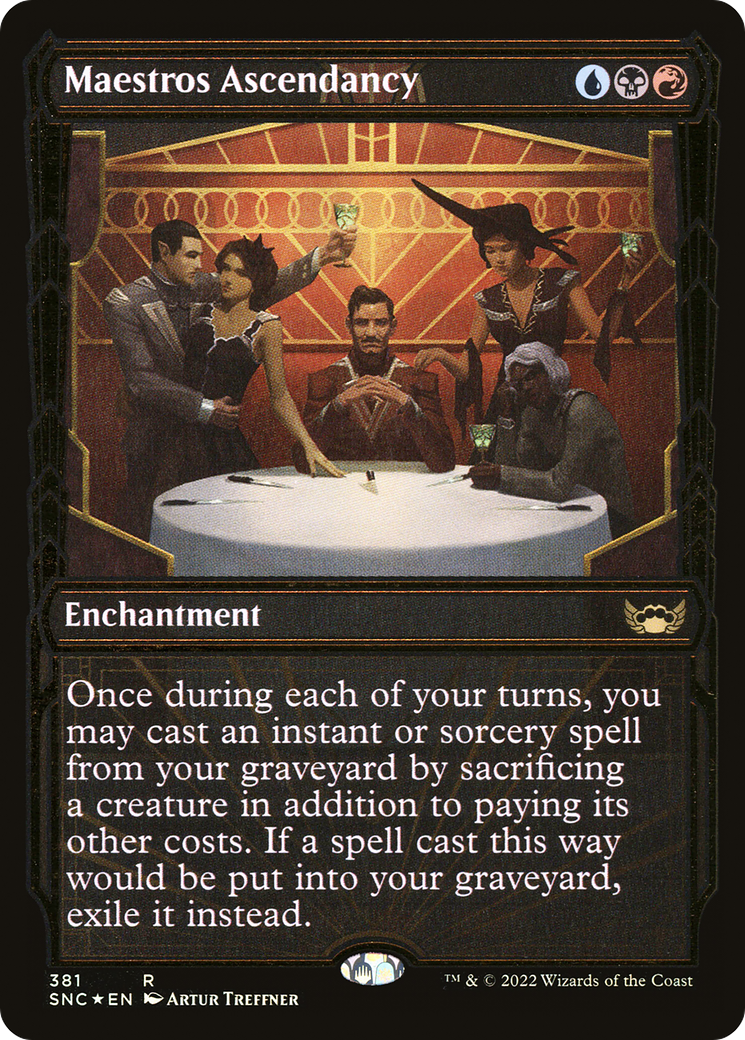 Maestros Ascendancy (SNC-381) - : (Showcase) Foil