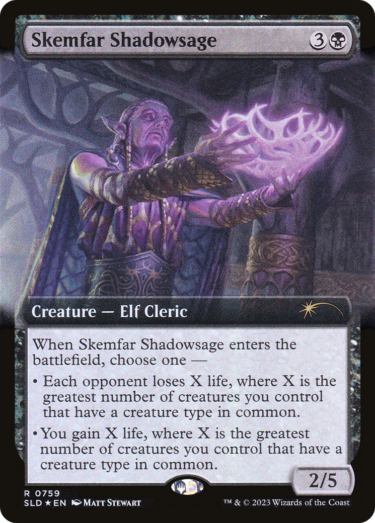 Skemfar Shadowsage (SLD-759) - : (Extended Art) Foil