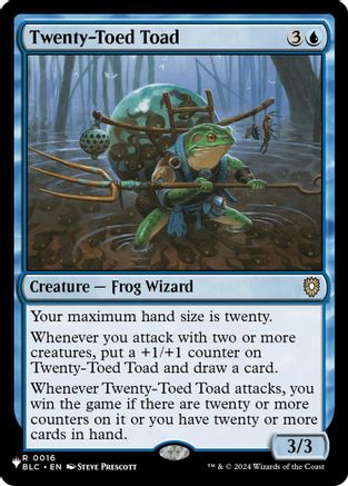 Twenty-Toed Toad (LIST-016) -