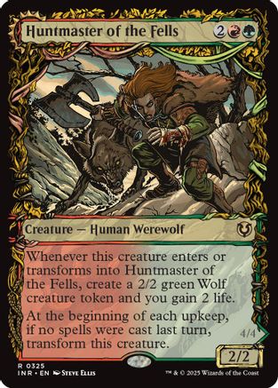 Huntmaster of the Fells // Ravager of the Fells (Showcase) (INR-325) -  Foil