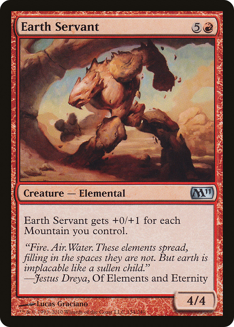 Earth Servant (M11-134) -  Foil