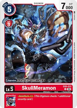 SkullMeramon (EX8-013) - Chain of Liberation