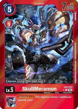 SkullMeramon (Limited Foil) (EX8-013) - Chain of Liberation Foil