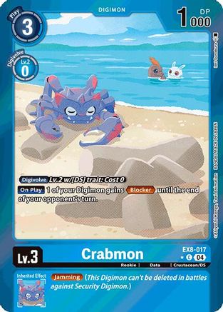 Crabmon (Limited Foil) (EX8-017) - Chain of Liberation Foil