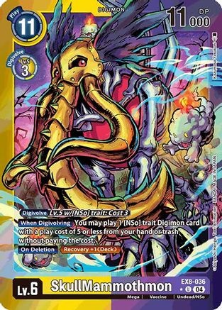 SkullMammothmon (Limited Foil) (EX8-036) - Chain of Liberation Foil