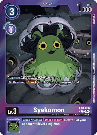 Syakomon (Limited Foil) (EX8-056) - Chain of Liberation Foil