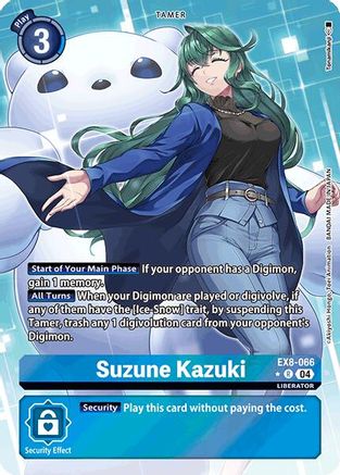 Suzune Kazuki (Alternate Art) (EX8-066) - Chain of Liberation Foil