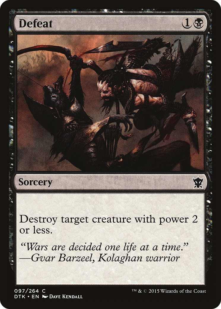 Defeat (DTK-097) -  Foil