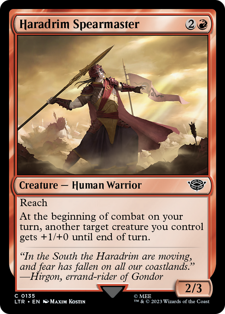 Haradrim Spearmaster (LTR-135) -  Foil