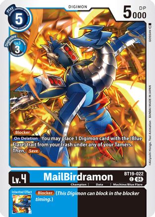 MailBirdramon (BT19-022) - Release Special Booster 2.5