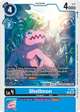 Shellmon (Store Tournament 2025 Vo.1 Participation Pack) (P-164) - Digimon Promotion Cards