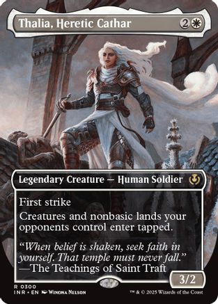 Thalia, Heretic Cathar (borderless) (INR-300) -  Foil