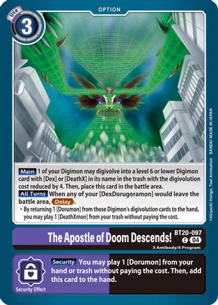 The Apostle of Doom Descends! (BT20-097) - Release Special Booster 2.5