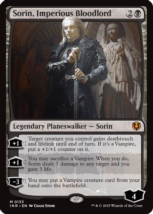 Sorin, Imperious Bloodlord (INR-133) -