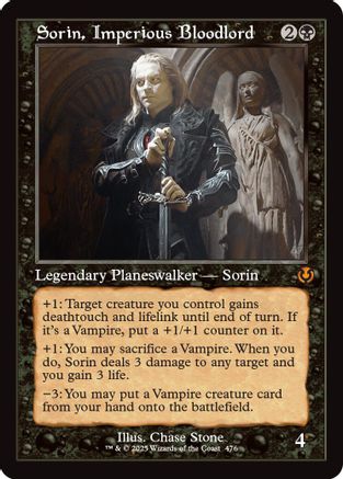 Sorin, Imperious Bloodlord (Retro Frame) (INR-476) -  Foil