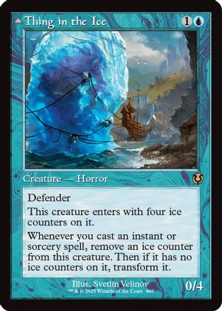 Thing in the Ice // Awoken horror (Retro Frame) (INR-460) -  Foil