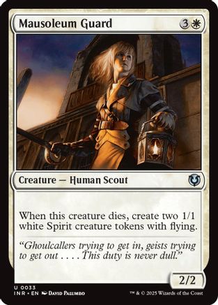 Mausoleum Guard (INR-033) -  Foil