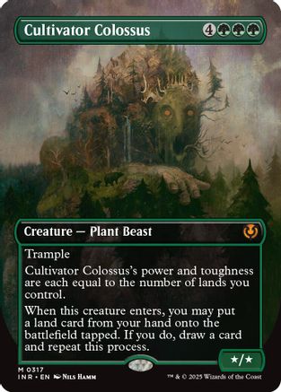 Cultivator Colossus (Borderless) (INR-317) -  Foil