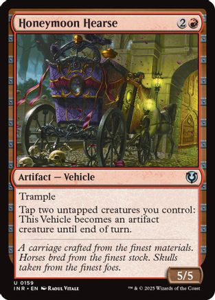 Honeymoon Hearse (INR-159) -  Foil