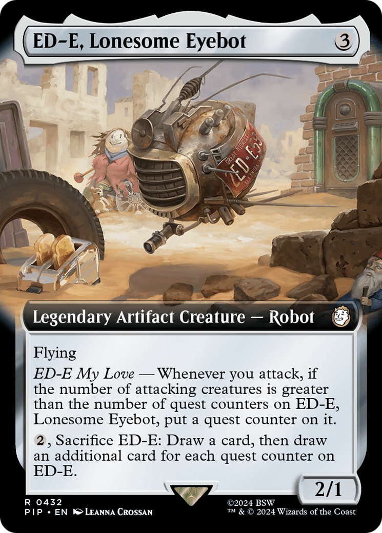 ED-E, Lonesome Eyebot (PIP-432) - : (Extended Art) Foil