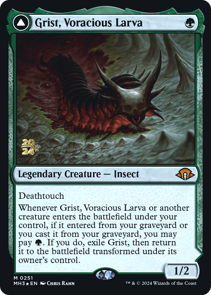 Grist, Voracious Larva // Grist, the Plague Swarm (PRE-251S) -  Foil