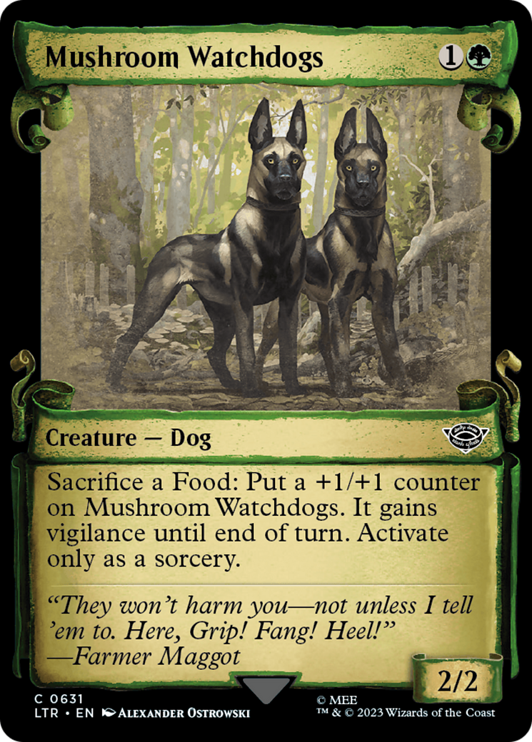 Mushroom Watchdogs (LTR-631) - : (Showcase) Foil