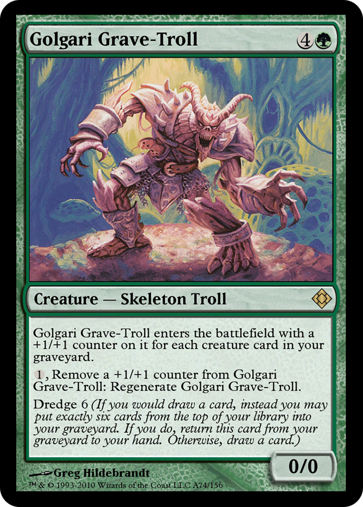 Golgari Grave-Troll (TD0-A74) -