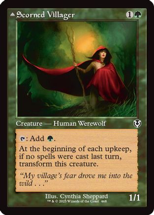 Scorned Villager (Retro Frame) (INR-468) -  Foil