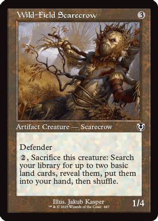 Wild-Field Scarecrow (Retro Frame) (INR-447) -  Foil