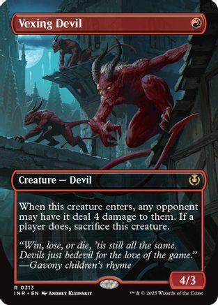 Vexing Devil (Borderless) (INR-313) -  Foil