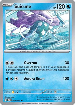 Suicune 24 - Reverse Holofoil