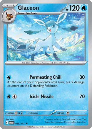 Glaceon 25 - Holofoil