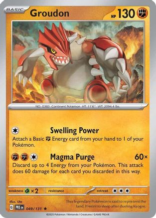 Groudon 49 - Reverse Holofoil